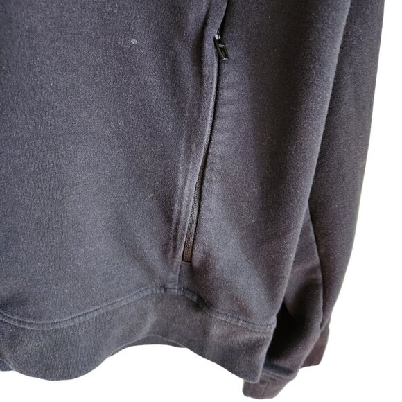 Lululemon Men's Sweatshirt Medium Blue Navy City Sweat Full Zip Hoodie Pockets - Picture 4 of 9
